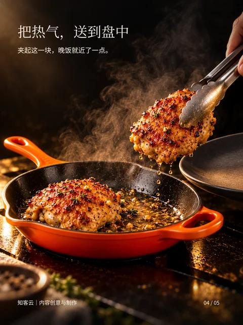 Le Creuset · 金黄煎香 · 4/5