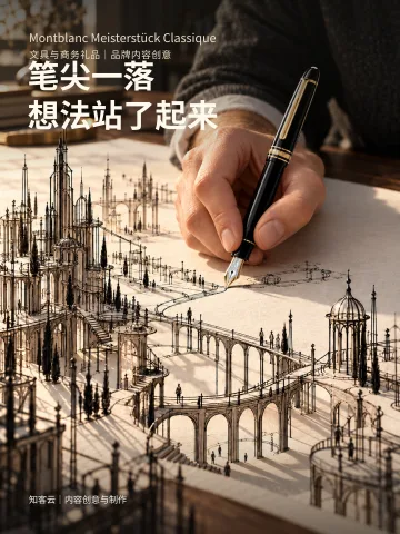 Montblanc钢笔封面