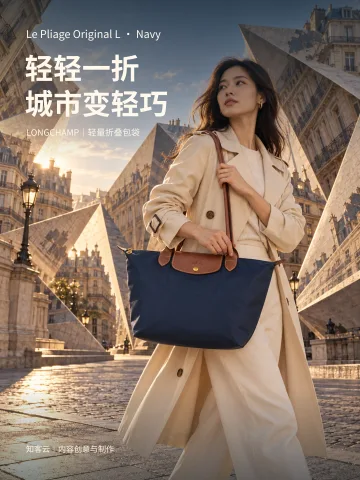 Longchamp折叠包封面