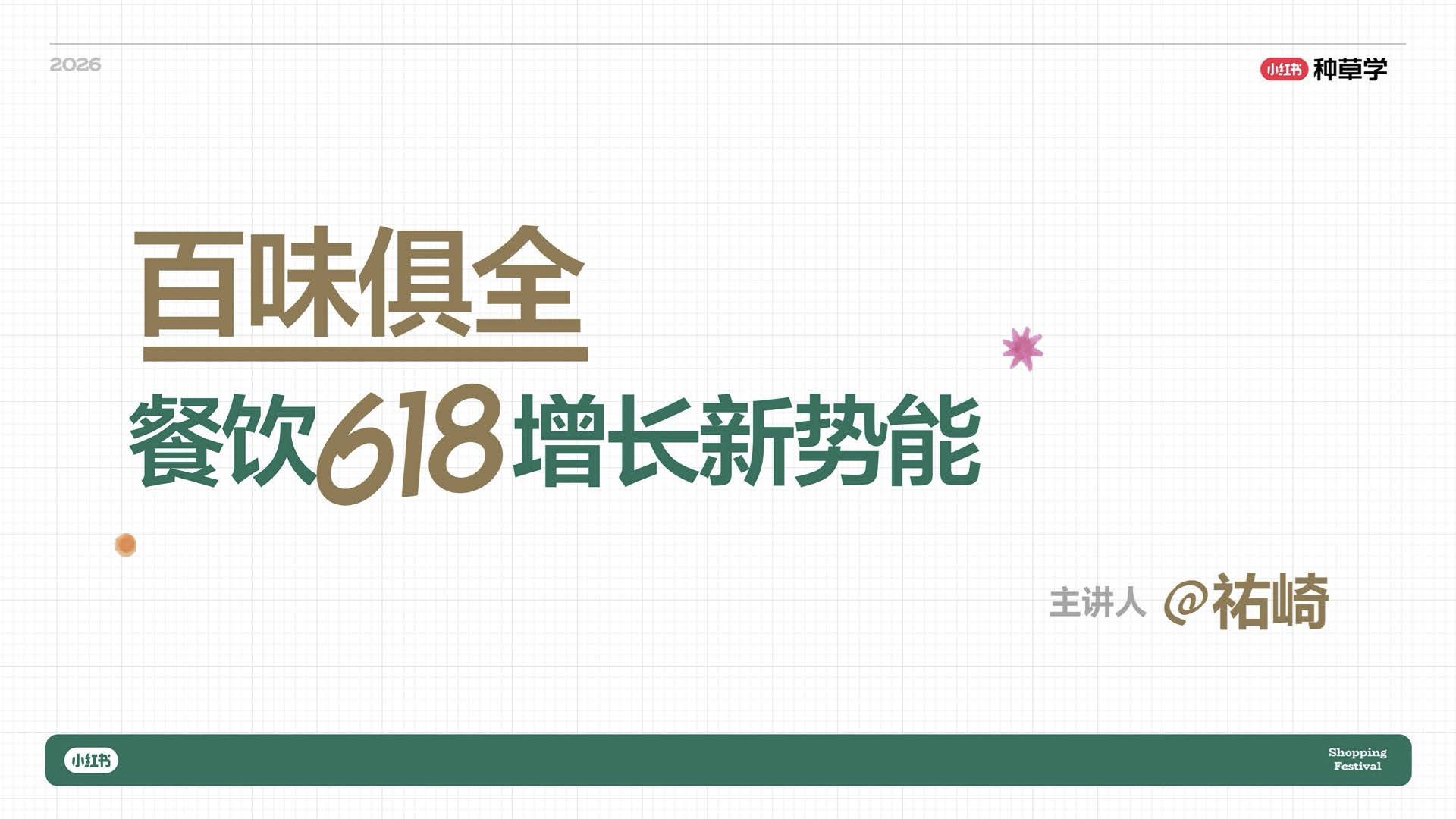 小红书餐饮行业 618 内容增长趋势 封面